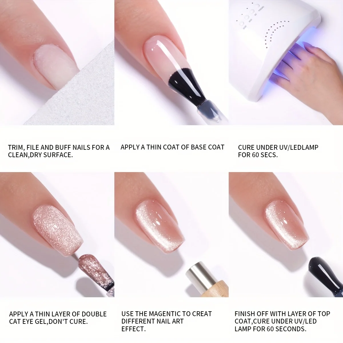 XEIJAYI 1個 15ml キャッツアイジェルネイルポリッシュ ソークオフUV LEDネイルジェル 女性用ネイルアートツール ファッションネイル ホームサロンネイルアートDIY用