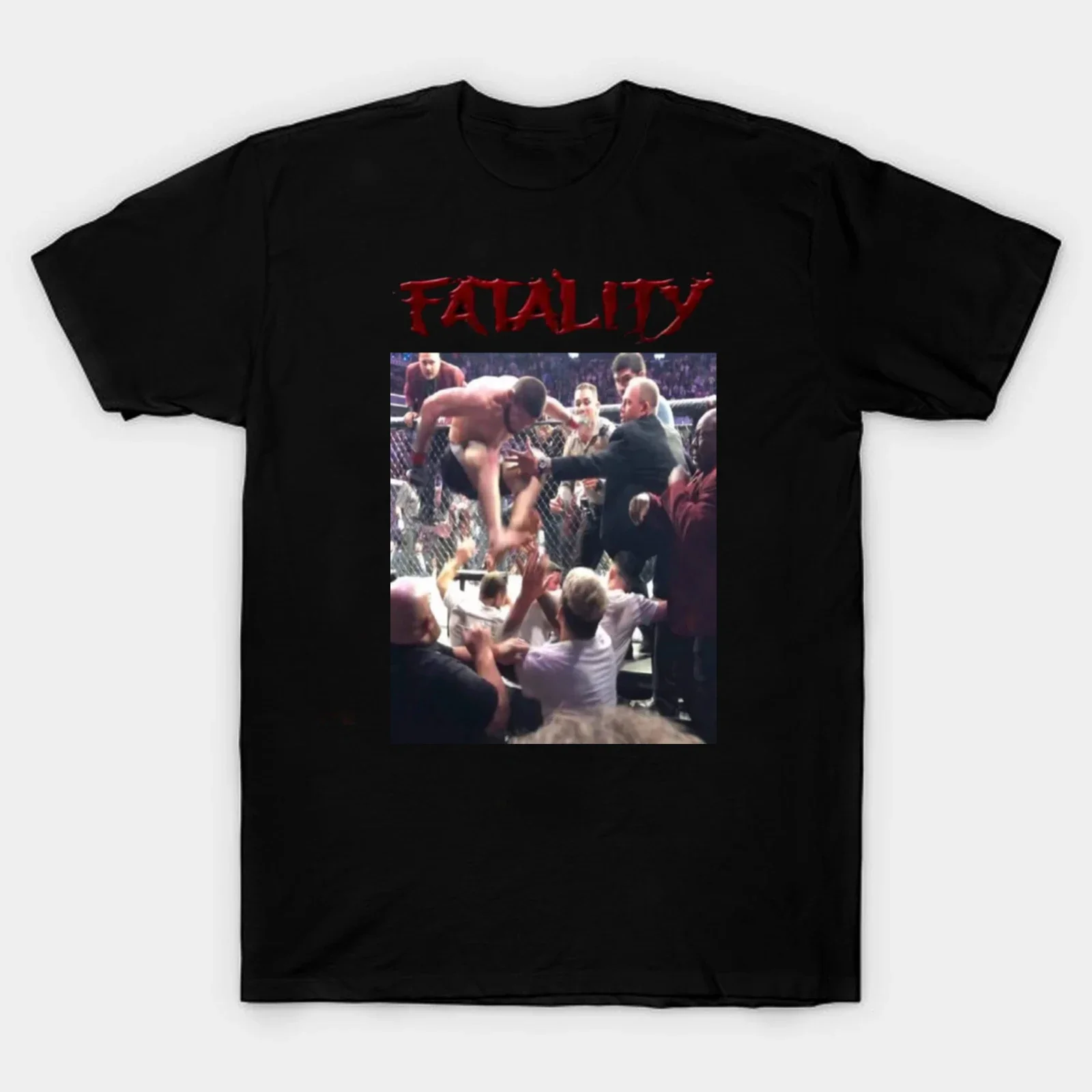 Khabib Nurmagomedov Fatality Dillon Danis T-Shirt. Summer Cotton Short Sleeve O-Neck Mens T Shirt New S-3XL
