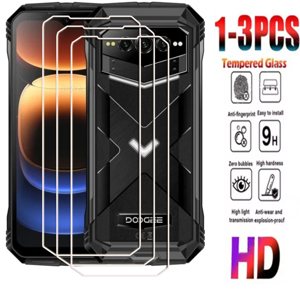 

1-3PCS 9H HD Tempered Glass For DOOGEE V Max Plus 6.58" DOOGEEVMaxPlus VMax Pro Screen Protector Cover Film