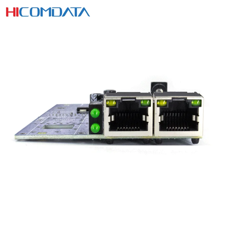 HICOMDATA 100M Fiber Optic Media Converter 5 3 Ports 1 SFP 4 RJ45 1 SFP 2 RJ45 20km SC Port Isolated Fiber Transceiver PCBA
