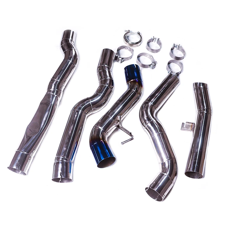 

[Custom product] For BMW M240I 3.0T custom catback diameter 89mm 3.5 "304 stainless steel straight pipe exhaust system
