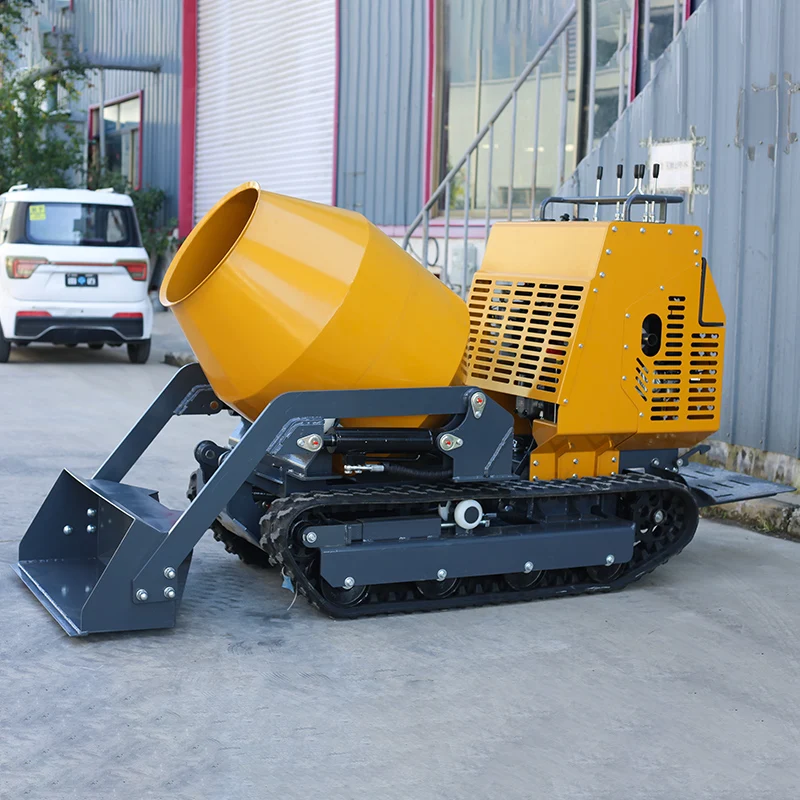 NEARSUN concrete mixer dump truck small for cement mixing