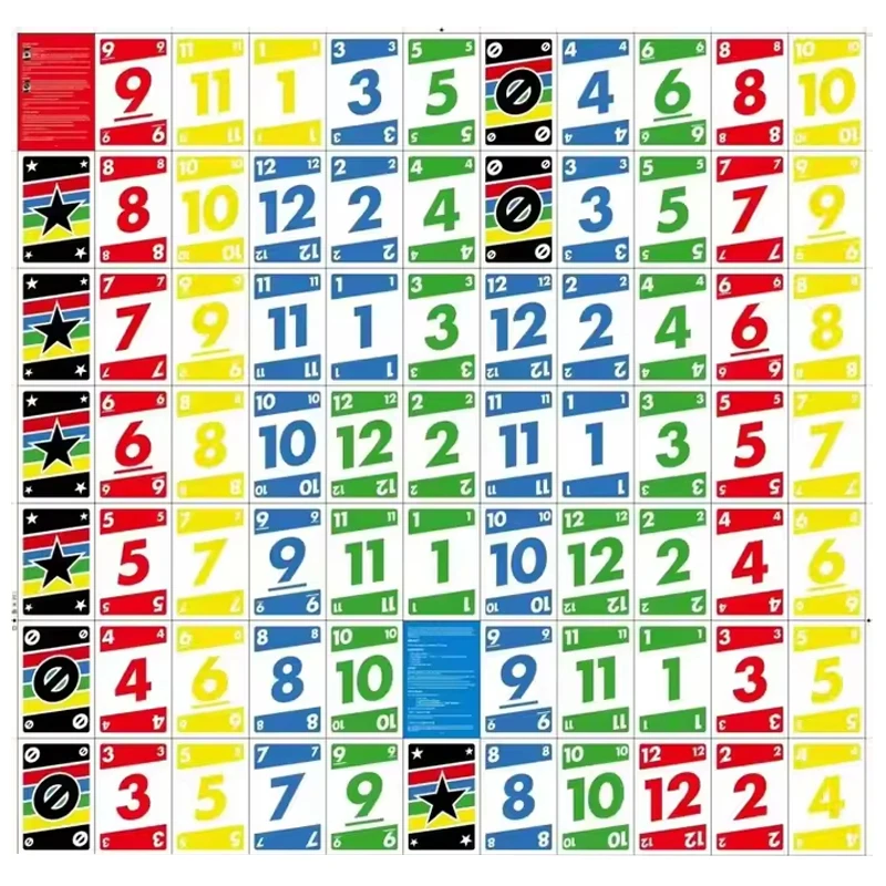 Phase 10 Kartenspiel, 재미있는 높은 재미 멀티플레이어 장난감 디자인 보드 게임 카드 가족 파티 장난감 지불