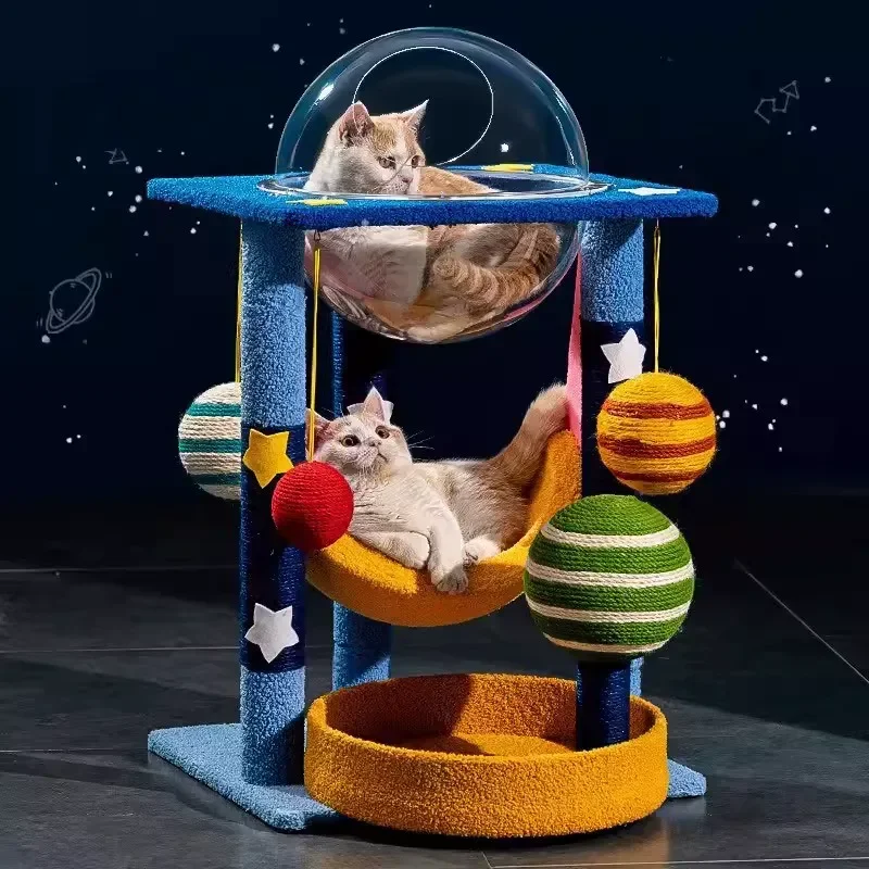 For Germany MK Vertical Sisal Cat Climbing Frame Scratch Resistant Scratching Board Nest Integrated Column Grinding Claw Toy