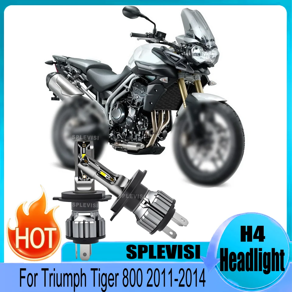 

Clear Night Vision 9003/H4 LED motorcycle headlight 3 year warranty Plug and Play For Triumph Tiger 800 2011 2012 2013 2014