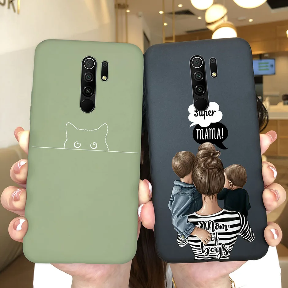 For Xiaomi Redmi 9 Prime Case New Cute Pilot Matte Shockproof Soft Shell For Redmi9 Back Cover For Redmi9 Prime Fashion Fundas