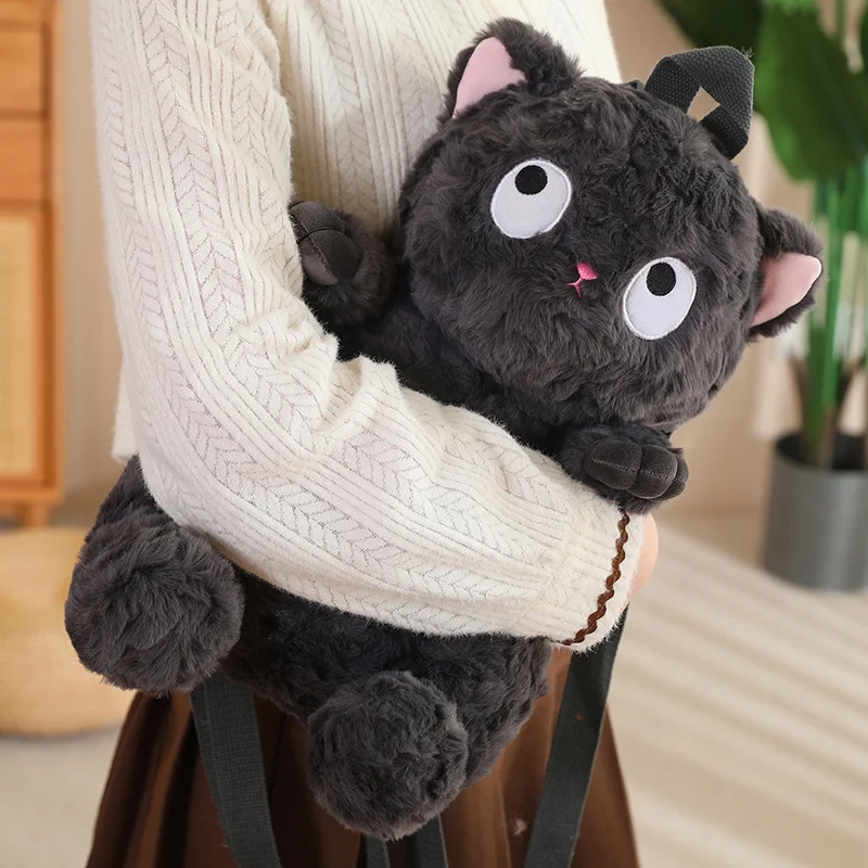 Sac à dos animal de dessin animé, sac à double épaule, cadeau en peluche, renard, Krasnoours, chien, chat, over, 33cm