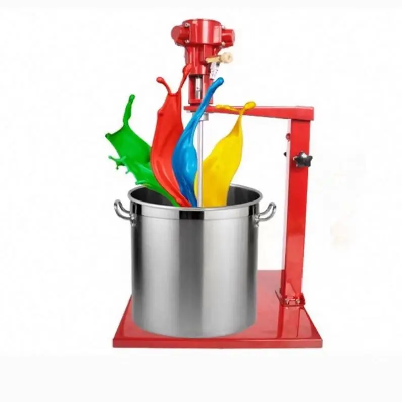 High Efficiency Mixing Soap Pneumatic Lifting Dispersing Liquid Washing 20 L-200 L Mixer Machine