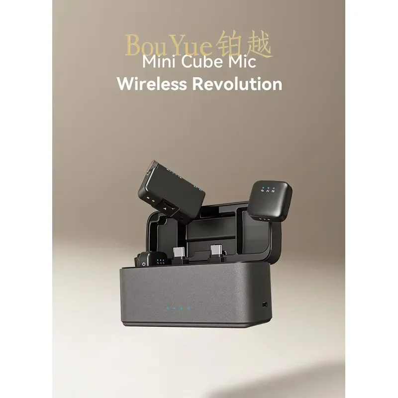 M15 Mini Wireless Lavalier Microphone AI Noise Reduction Real Sound Recording Clip On Mic for Live Streaming Vlog Interview