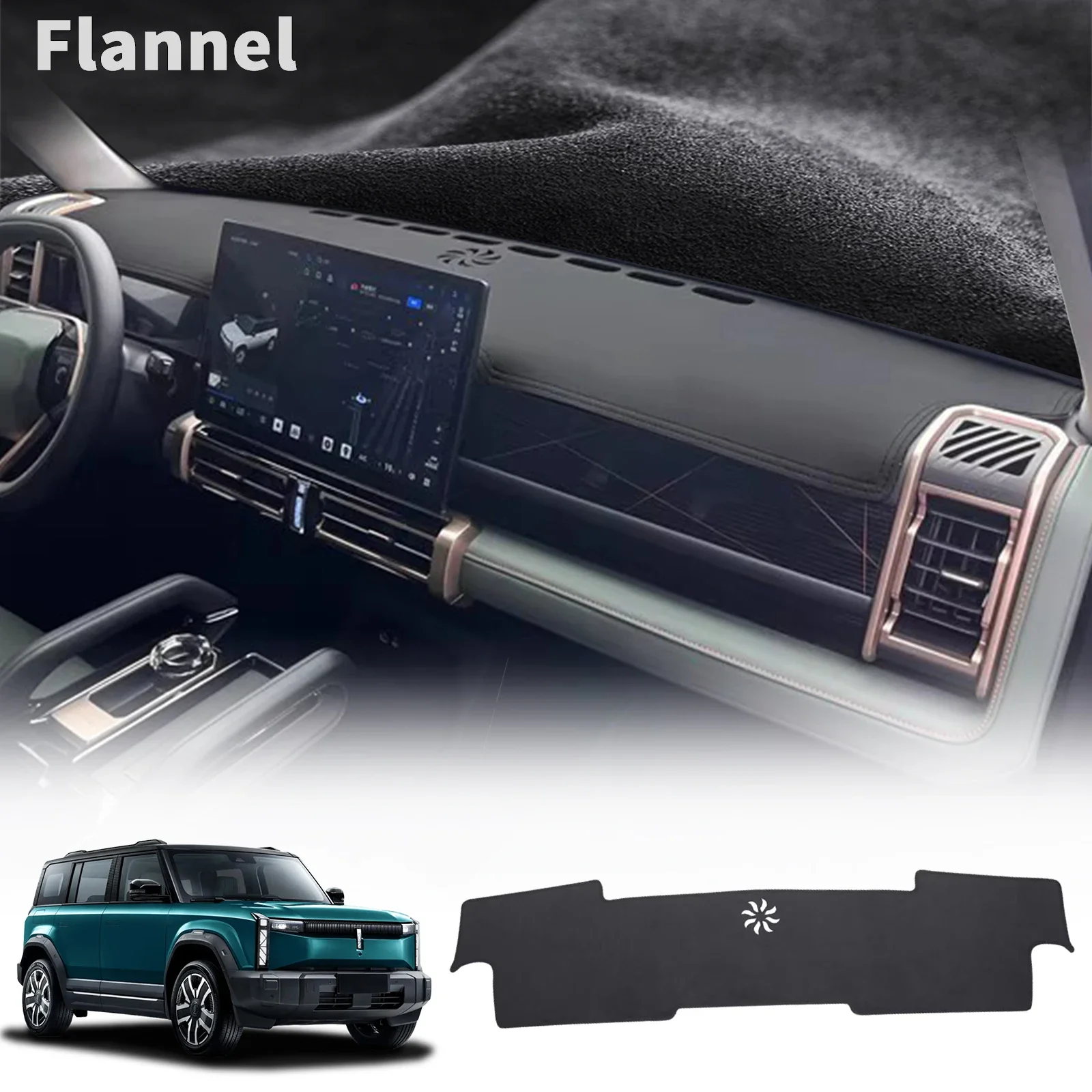 

Для Chery JAECOO J6 6 Icar 03 2024 2025 2026: Коврик-накладка на приборную панель, аксессуары, защитный коврик от солнца
