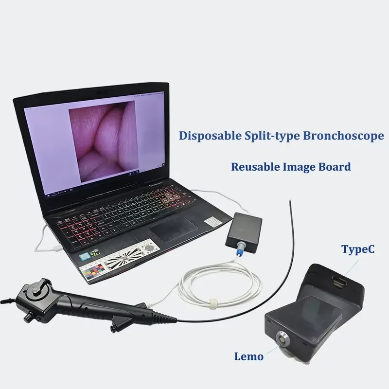 AP08 for BEST Oto Digital 4MP USB Disposable Flexible ENT Rhinolaryngoscope Waterproof 4G Connectivity 30 FPS H.264 Ear Nose