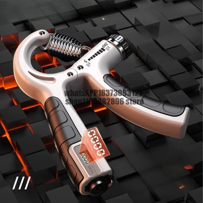 Grip, men's professional hand training, 200kg electronic counting, adjustable training arm strength, student fitness