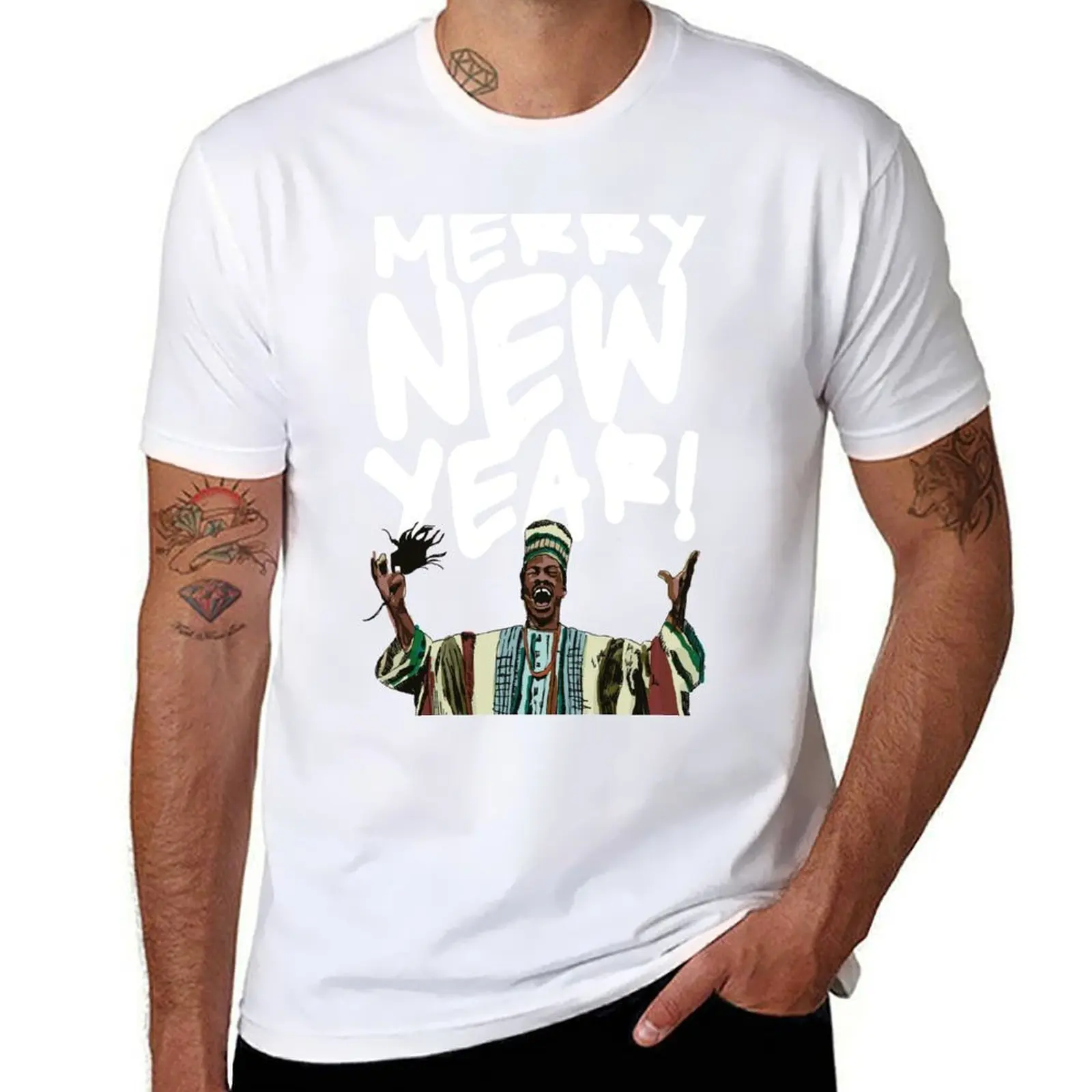 

Merry New Year! (Beef Jerky Time) T-Shirt cotton t shirts man 100% cotton t shirt man T-Shirt