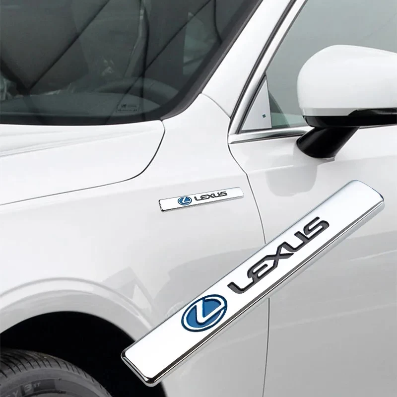 1Pcs Metal Car Badge Sticker Decal Decoration For Lexus ES RX NX LS UX LM LX GX LC RZ CT GS IS250 RX350 LS500 LX600 NX260 CT200