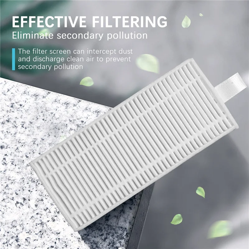 

X11AA 10 фильтров и 10 боковых щеток для Lefant M201 T700 M520 M571 M501B M301 Комплект сменных аксессуаров для робота-пылесоса