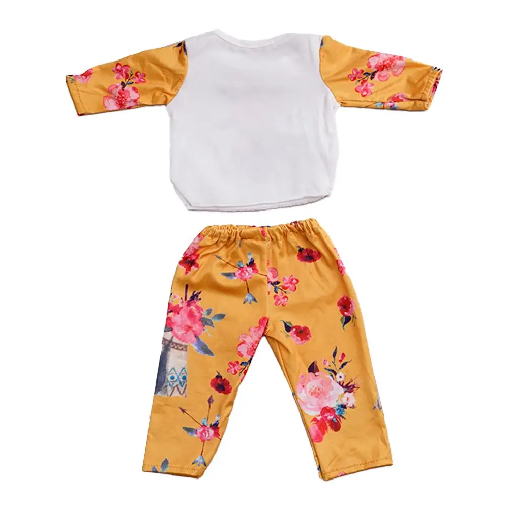 43 سنتيمتر تولد من جديد المولود الجديد فتاة دمية ملابس دمى يونيكورن القرش الكرتون الملابس دعوى الأمريكية 18 بوصة فاني عروسة كارتون Accesso