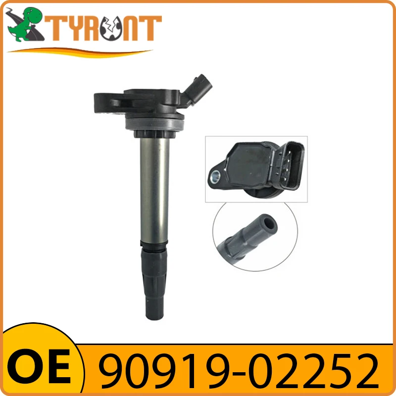 

1pcs TYRNT Ignition Coil #90919-02252 For TOYOTA Auris Avensis Corolla Prius RAV4 Verso Yaris Car Replacement Parts