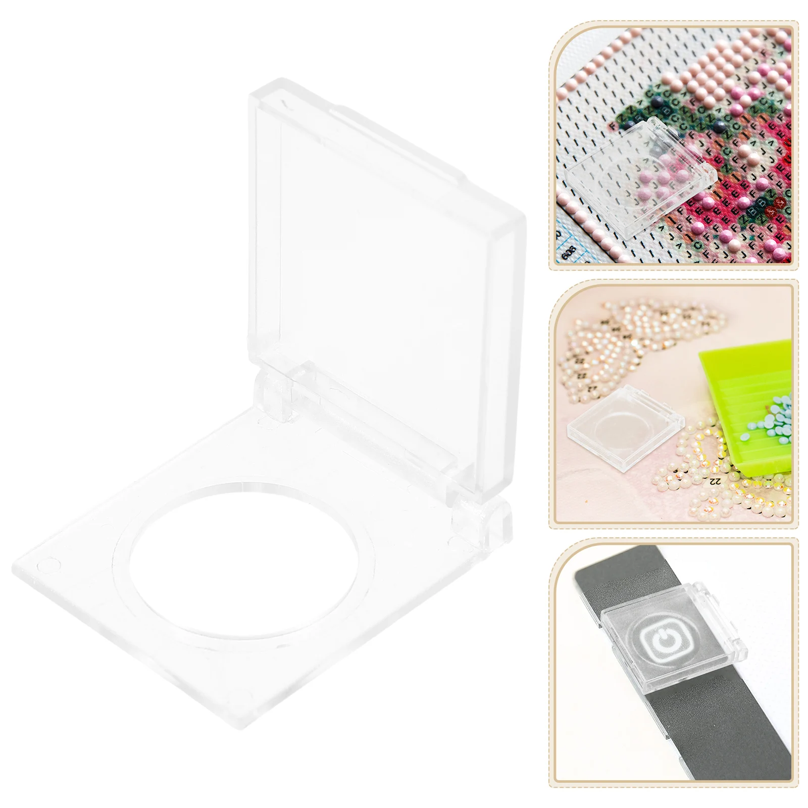 

2pcs Light Pad Switch Rhinestone Art Accessory Copy Board Heart Baffle Plastic Protector For Touch Button Power Durable