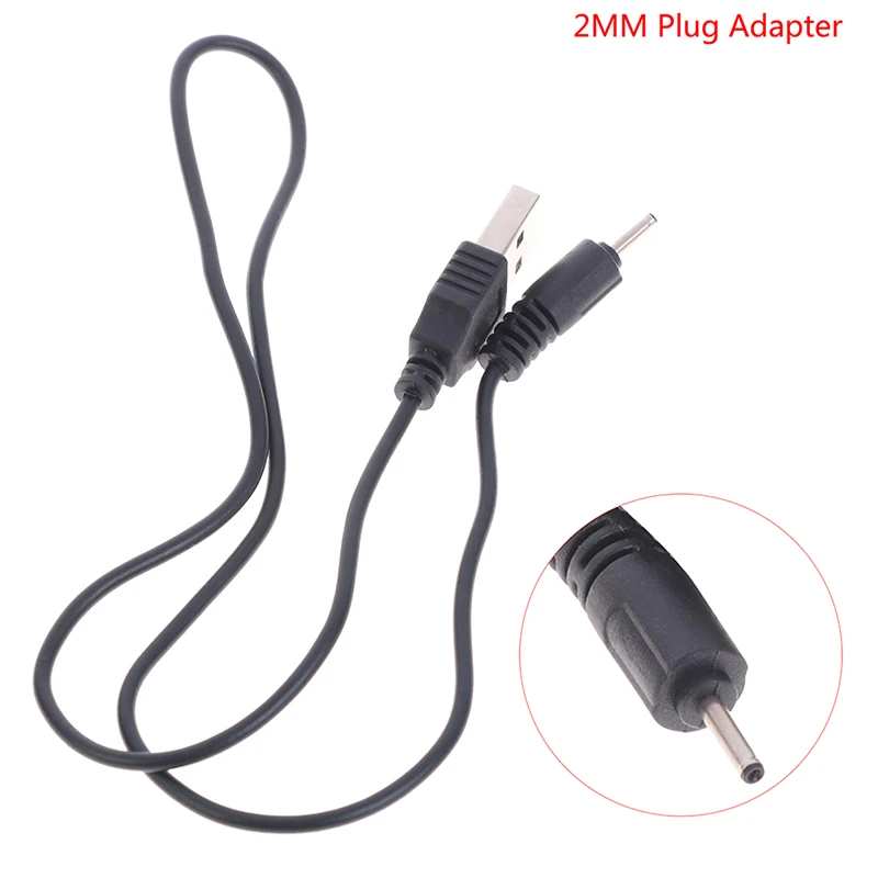 2.0mm Plug Adapter USB Charger Cable Cord CA-100C Small Pin Phone