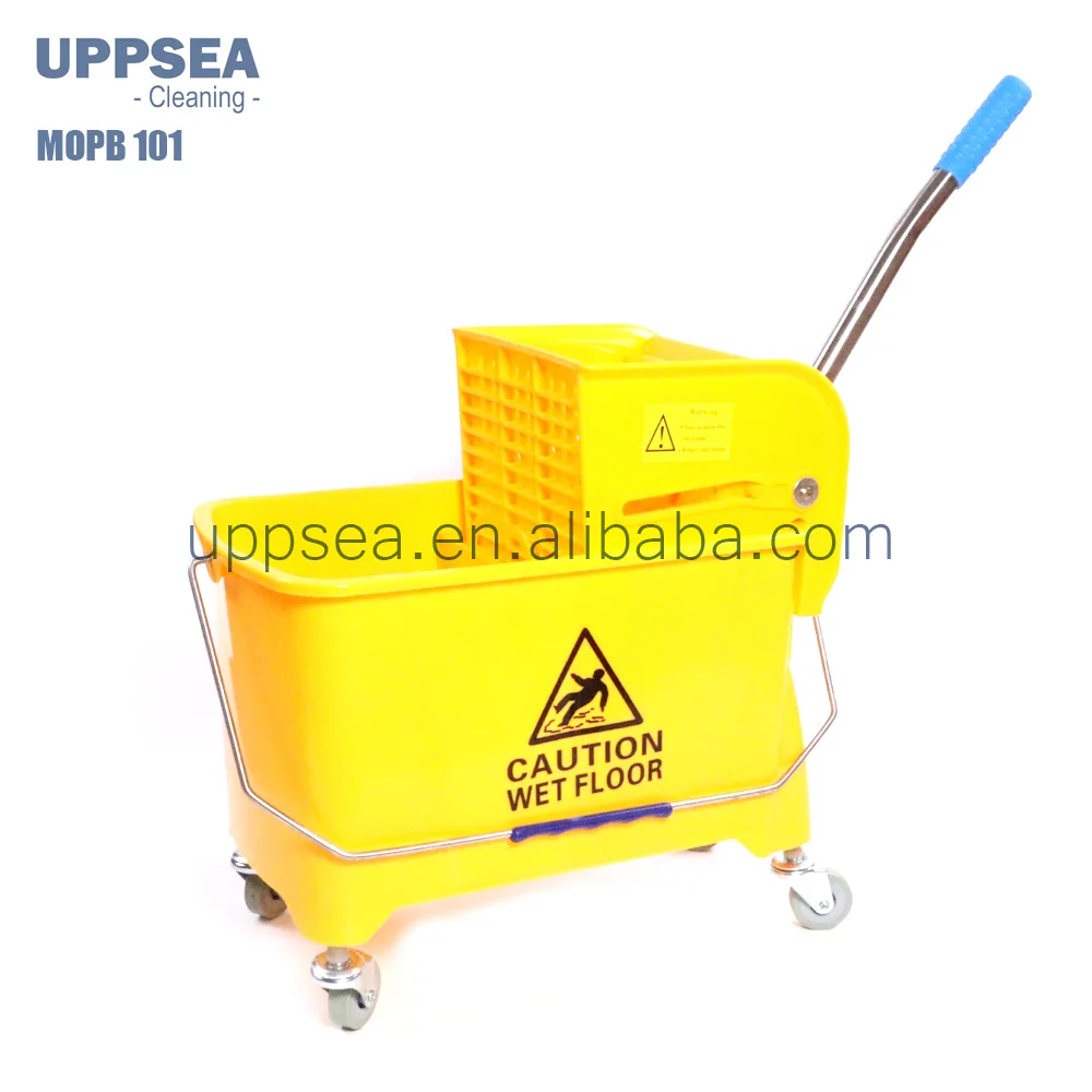 Trolley Cleaning cart, Hotel Home  Double Barrel Cleaning Bucket with Water Filter and Separator, wash Bucket mop