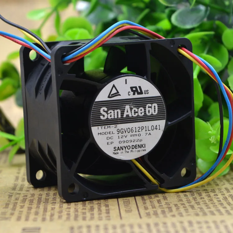 5pcs* NEW ORIGINAL 9GV0612P1L041 12V 0.7A 6CM 6038 60*60*38mm COOLING FAN