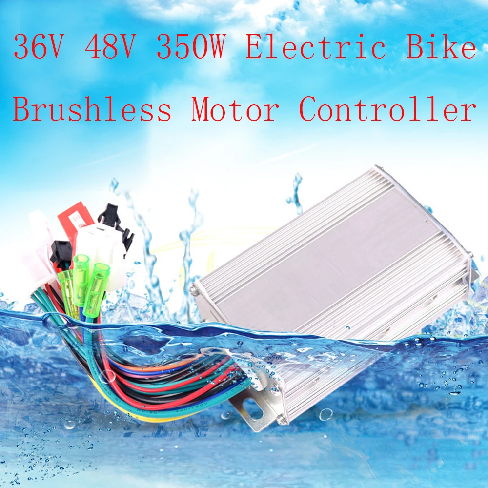 Electric Bike Brush-less Motor Controller 36V/48V 350W Dual Mode 2/3-Wheeled Electric Vehicle Controller E-Scooter Part