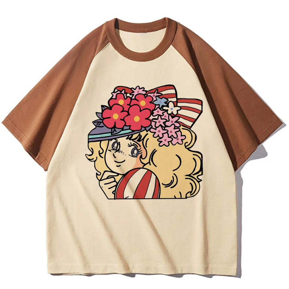 Candy Candy t-shirts women comic Tee female 2000s clothes