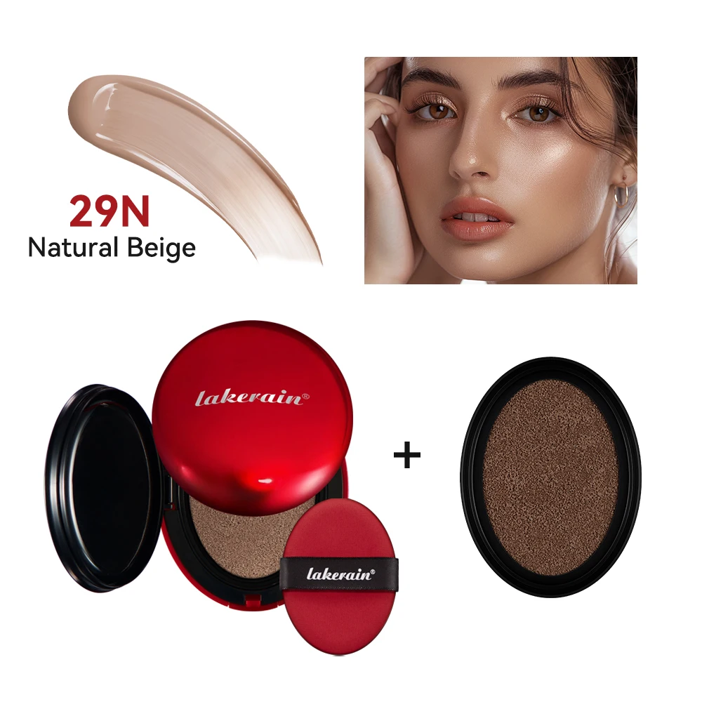 CC Cream Foundation Cushion With Cushion Refill Foundation Compact Concealer Full Coverage Water Proof Makeup Base Cosmetics Ton