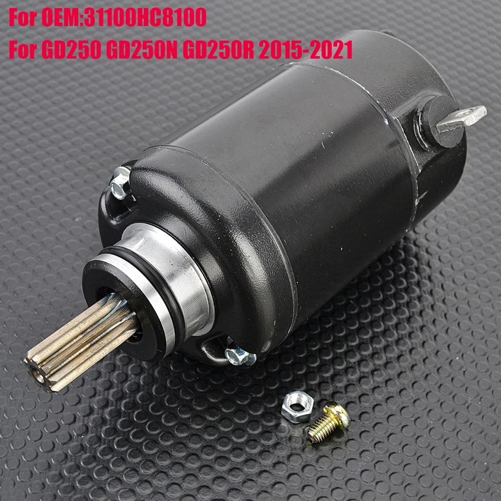 Motor de arranque de motocicleta para Hyosung GD250 GD250N GD250R 2015 - 2021 31100HC8100 GD 250 250N 250R