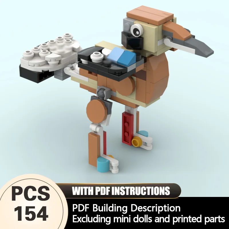 Creators Animal Series Model MOC Building Bricks Eurasian Jay Modular Technology Gifts Holiday Assemble Children Toys Suit
