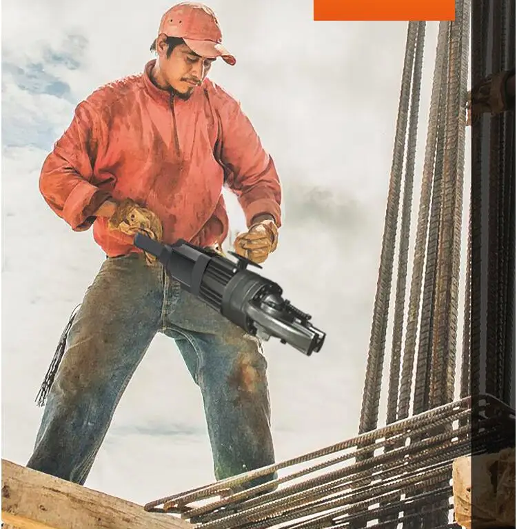 Small portable steel bars bending machine, electric hydraulic portable   bending machine Can be bent 4-22mm diameter