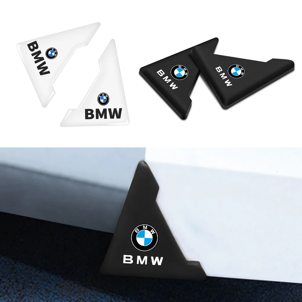 Anti-collision Car Door Corner Covers Stickers Auto Protection Decal For BMW 1 3 5 7 Series E36 E46 E60 X5 X6 F16 F30 F31 M X3