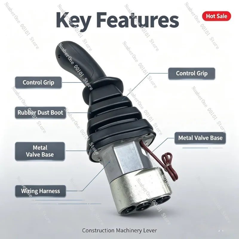 233‑5841 Pilot Control Joystick Hydraulic Pilot Valve Skid Steer Loader Replacement Parts for Cat 267B 277B