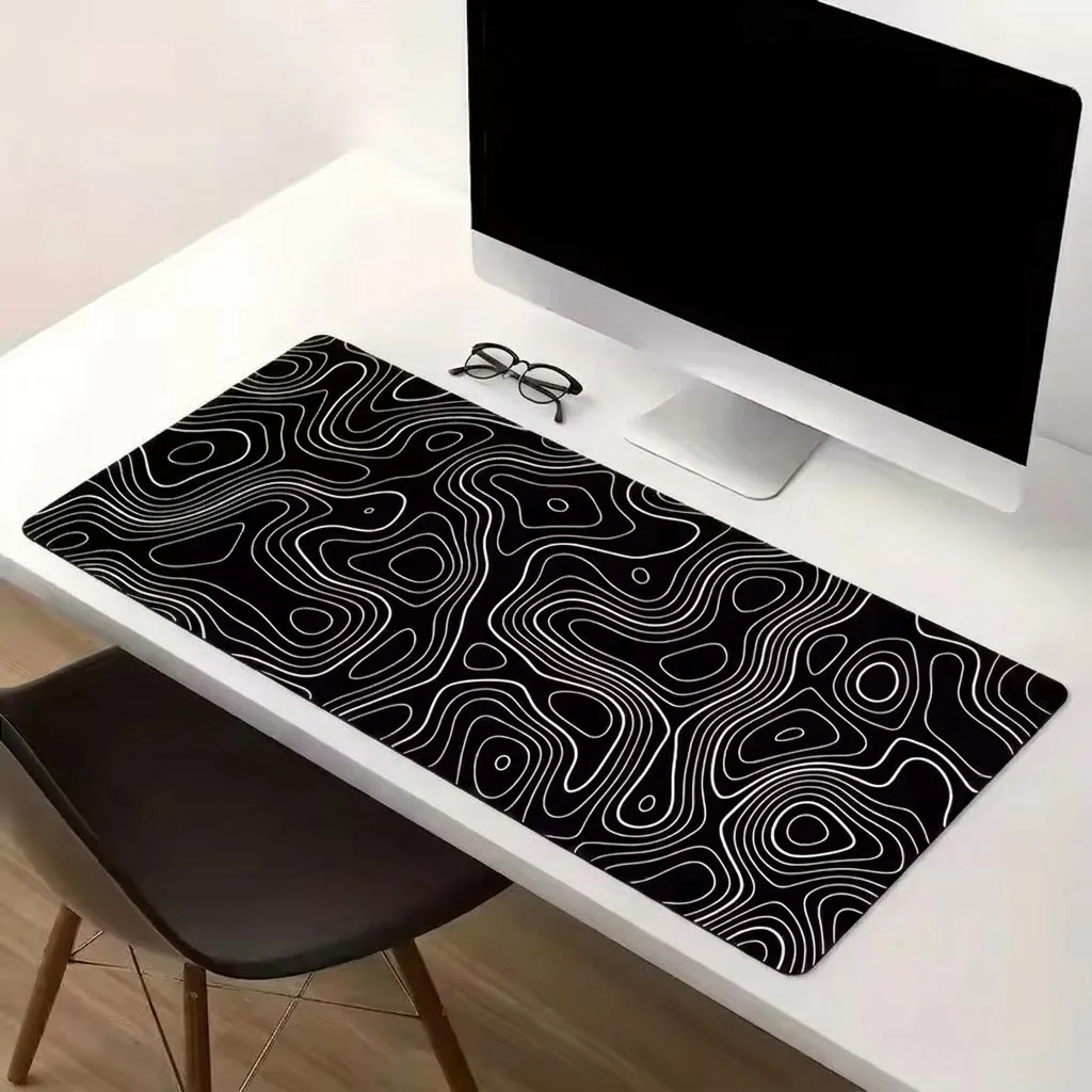 Extra Large Mouse Pad, Thickened Rubber Desk Mat with Anti-Slip Backing and Durable Printed Surface