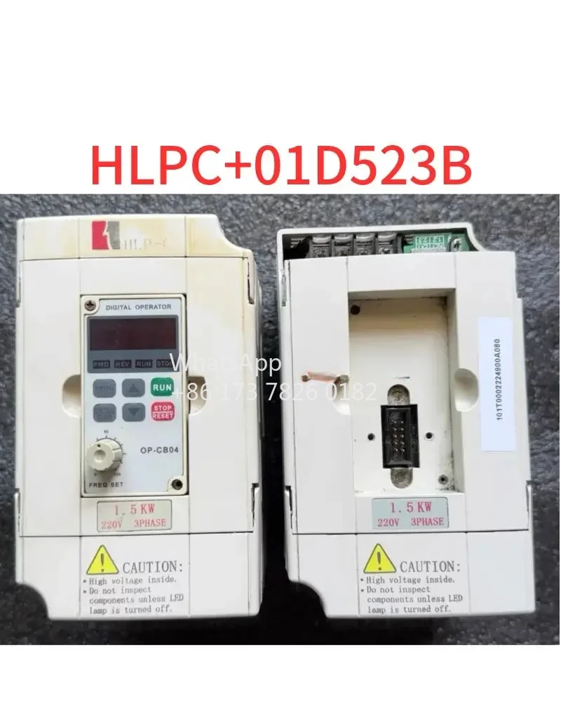 Second-hand C inverter, HLPC 01D523B, 1.5KW 220V, function package