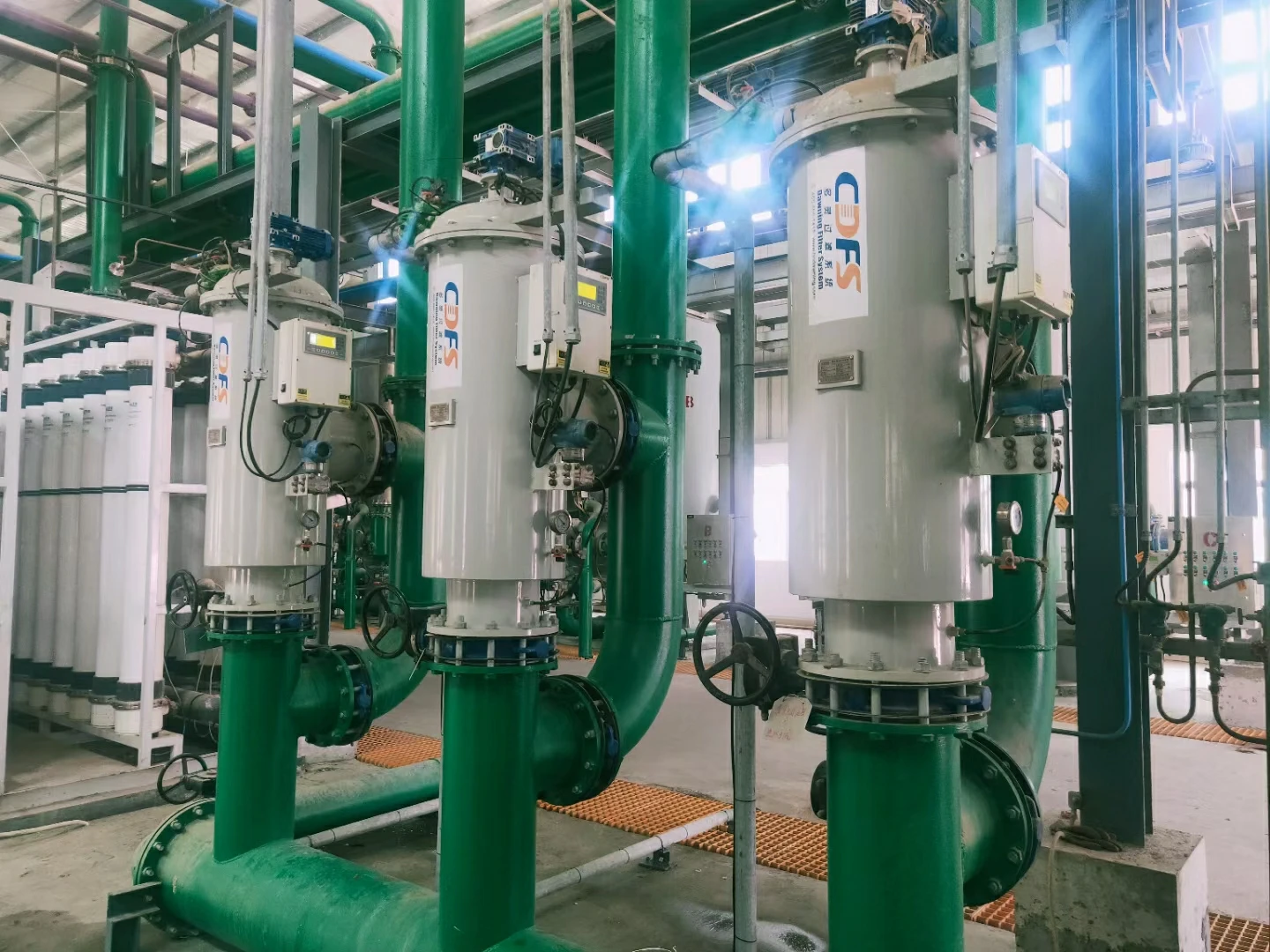 Filtro dell'acqua autopulente automatico