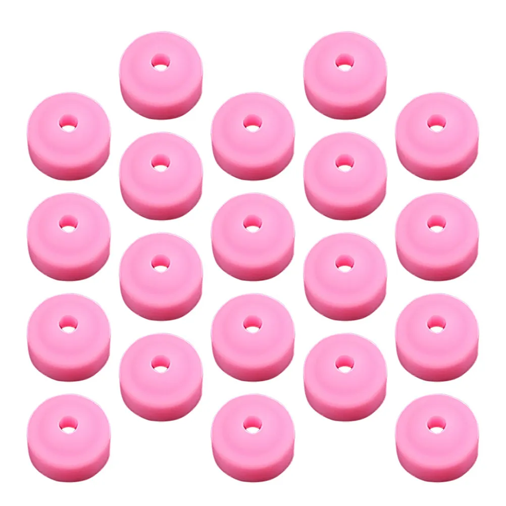 

30Pcs Dustproof Silicone Nail Drill Bits Caps for Grinding Heads Manicure Tool Protective Covers Longevity Wear Resistance Wide