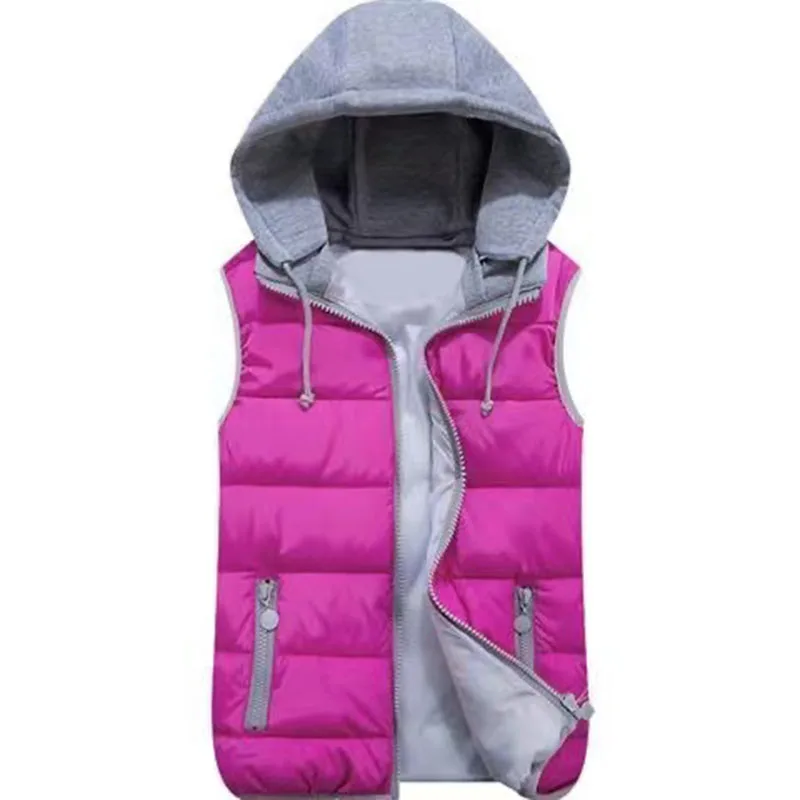 Winter Vests Women Coat Lady Sleeveless Jackets New 2024 Autumn Waistcoat Short Slim Thicken Warm Vest Female Puffer Outerwear