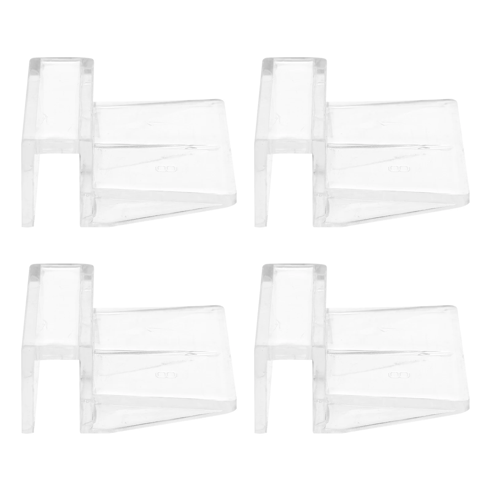 

4Pcs 8Mm Aquarium Tank Plastic Clips Holders Clear Glass Cover Easy Fasten Support Aquarium Plastic Clips Glass Cover