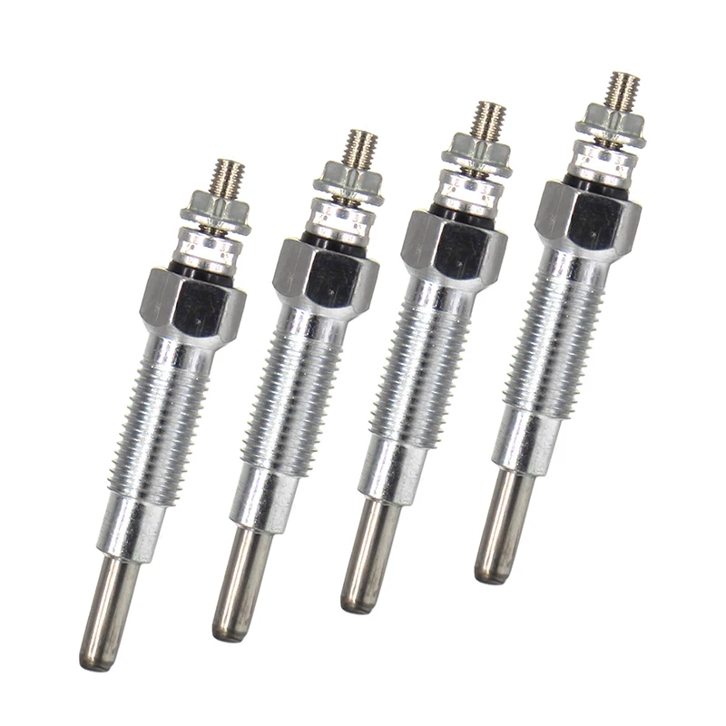 4 PCS 15401-65510 15221-65510 Glow Plug For Bobcat 643 743 743B Kubota Diesel Engine V1302 V1902 D1302