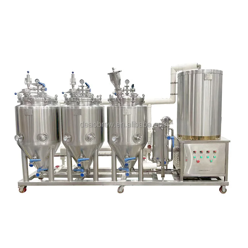 50l 100l 200l 300l 500l Beer Brewing Equipment with Mash/Lauter Tun Farm Fermenting Beer Brewery System CUSTOMIZED view 2