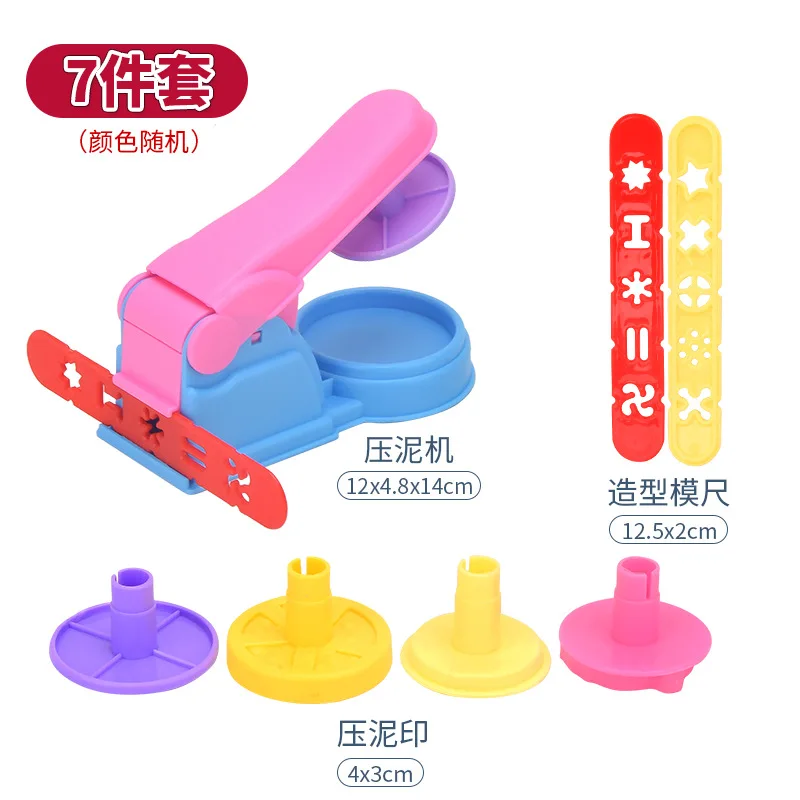 Fun Play Dough Tools Kit For Kids Children Toddlers Playdough Extruders Scissors Rollers Cutters Plasticine Clay Accessories Toy