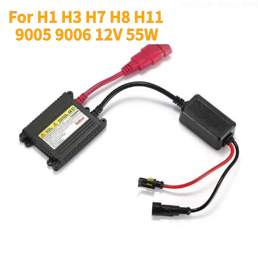 HID Ballast Module For H1 H3 H7 H8 H11 9005 9006 12V 55W Xenon Headlight Direct Current Replacement Auto Parts Car Accessories