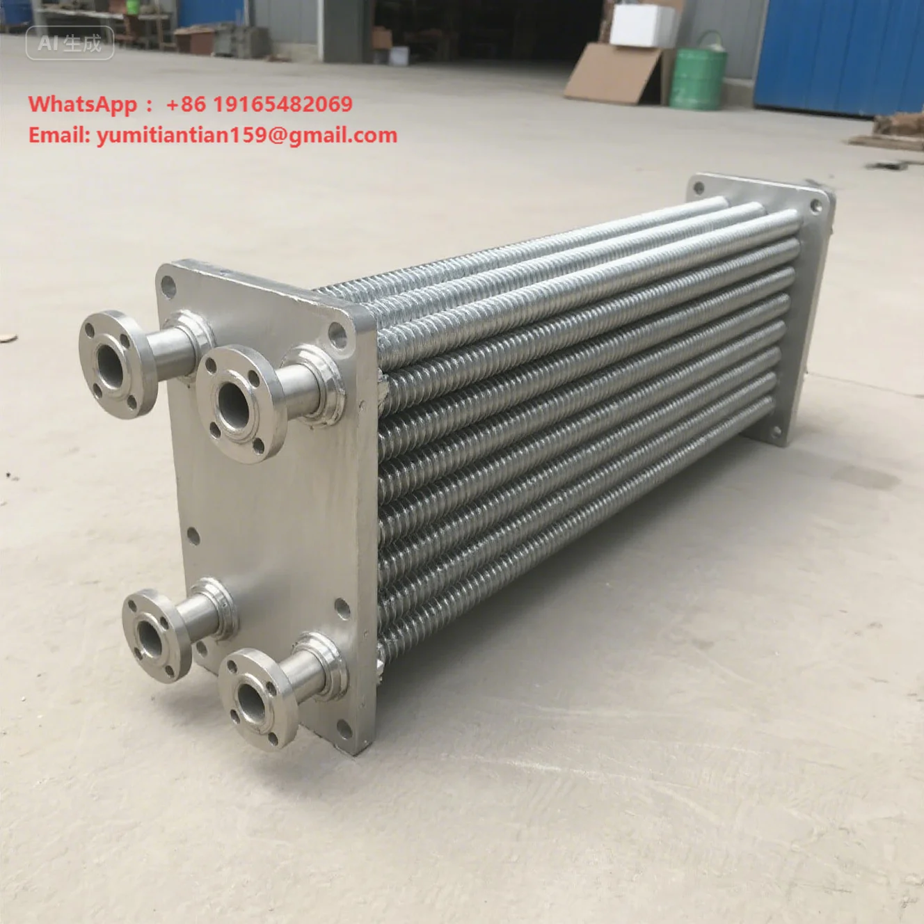 Copper Finned Tube Industrial Steam Radiator Heat Exchanger for Drying Rooms Thermal Oil Competitive Price Low Maintenance Cost