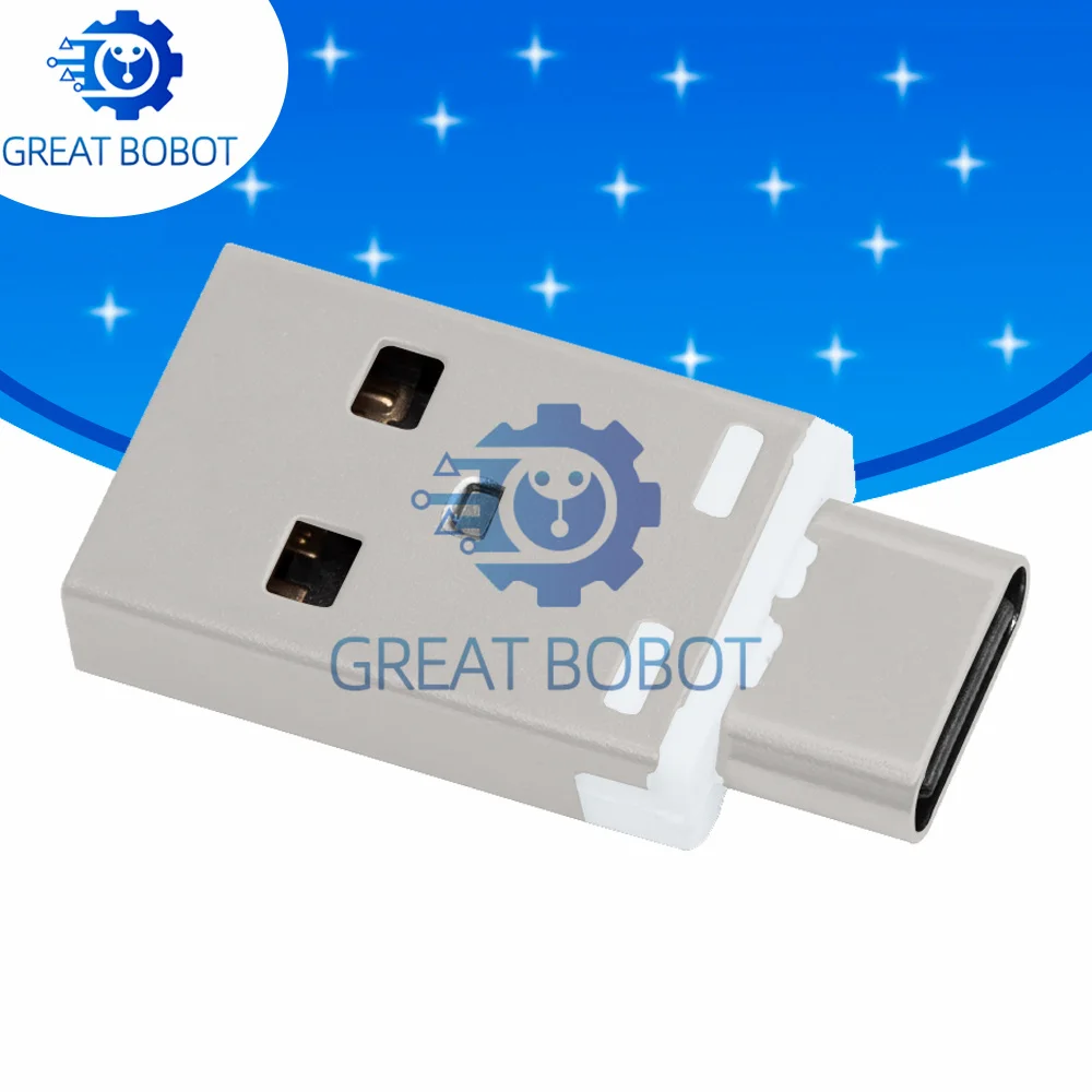 BS 5A Mini Converter TYPE A Male USB To TYPE-C Female USB 3.1 Plug Connector Compatibility QC4.0 QC3.0 PD Mobile Phone Charger