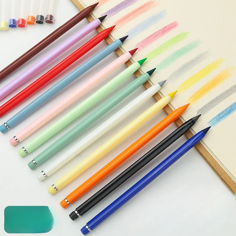 

Color Pencils 12-color Erasable Colored Lead Positive Posture Pencils Children's Colored Pencils