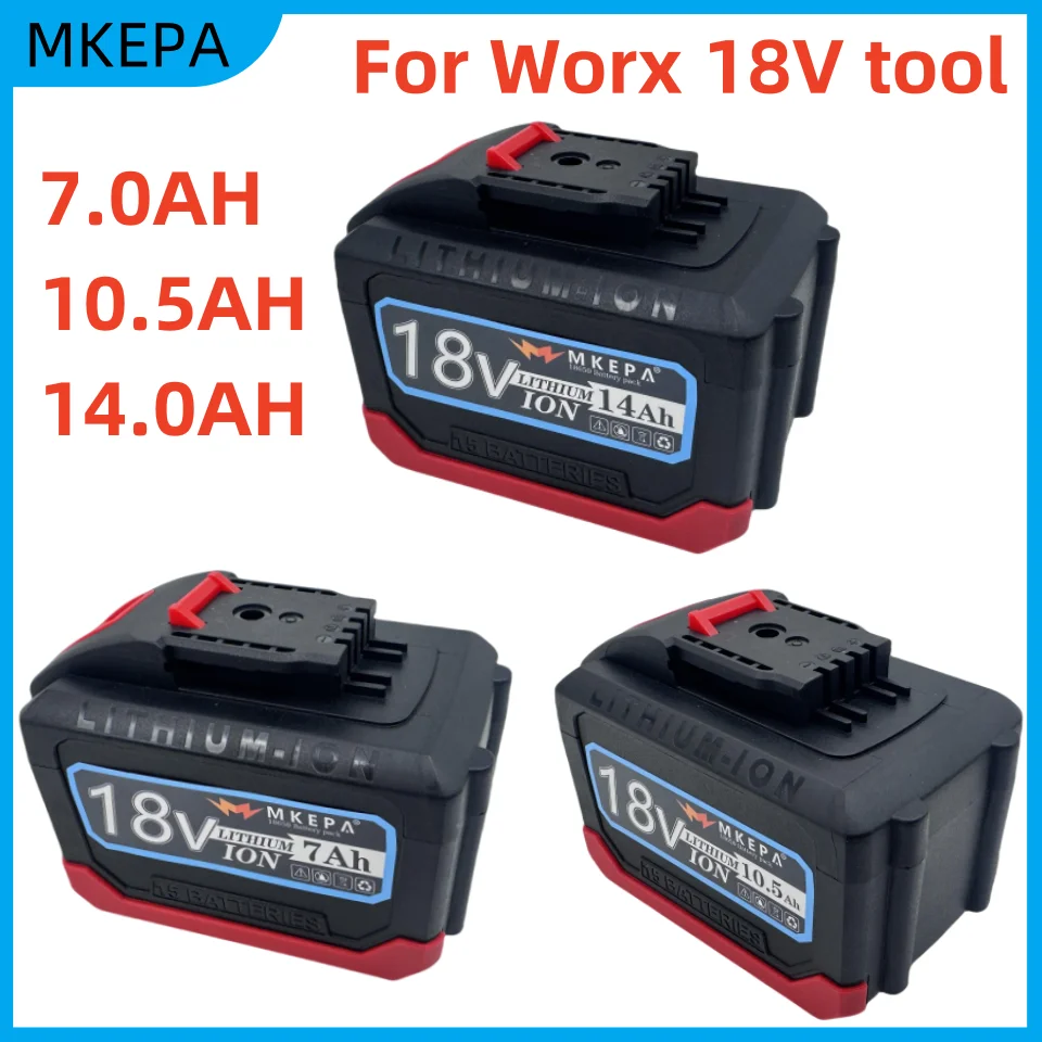 21V Battery 14.0Ah For Worx Electric drill tool rechargeable lithium battery electric screw driver electric drill Li-ion battery