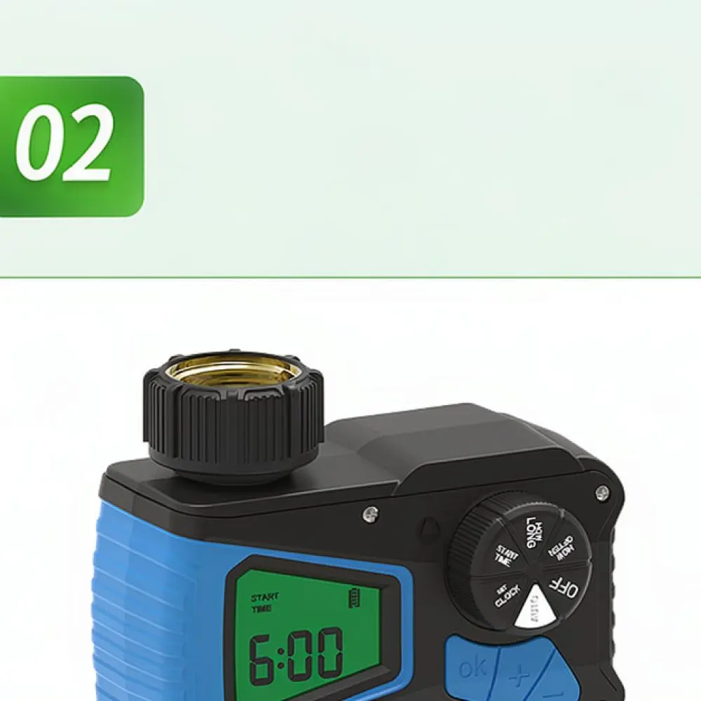 Programmable Water Timer Controller For Garden Irrigation Automatic Watering System For Potted Flower Care