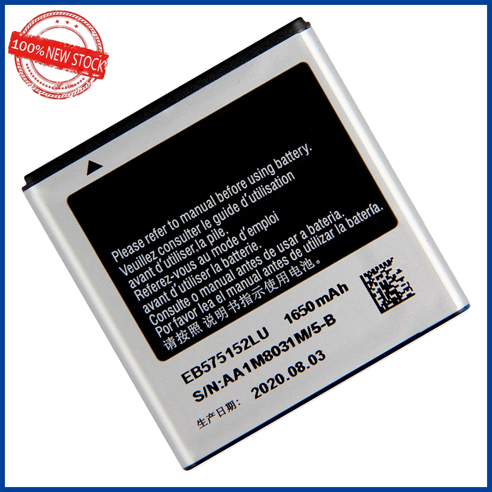 EB575152LU EB575152VA EB575152VU Battery For Samsung Galaxy S I919U I9000 i9001 I9003 I589 I8250 I919 D710 I779 1650mAh Batteria