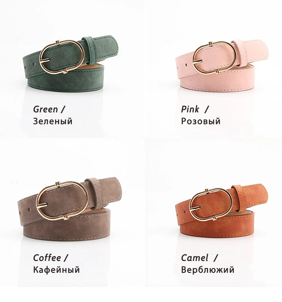 Maikun Neue frauen Gürtel Mit Legierung Pin Schnalle Weiche Und Bequeme Jeans Gürtel Mädchen Kleidung Gürtel – Detail 4